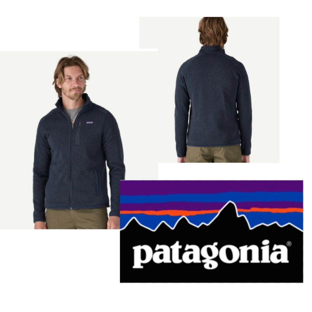 SZ M Men's Better Sweater® Fleece Zip Jacket New Navy